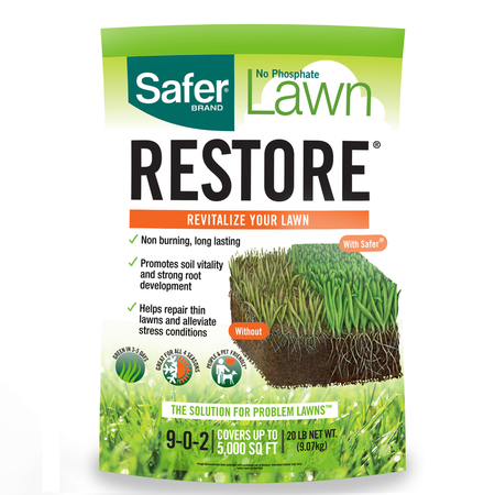 SAFER BRAND LAWN FERT RESTORE 20# 9335